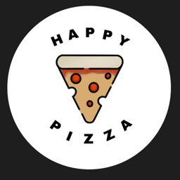 Happy Pizza logo.
